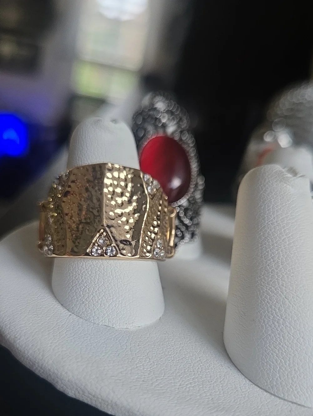 Paparazzi Industrial Indentation Gold Ring NWT
